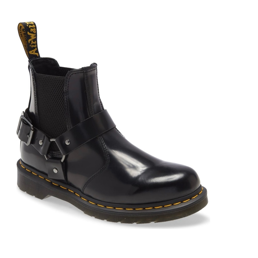 Dr. Martens Wincox Chelsea boots Black combat ankle Smooth Leather Women’s 6